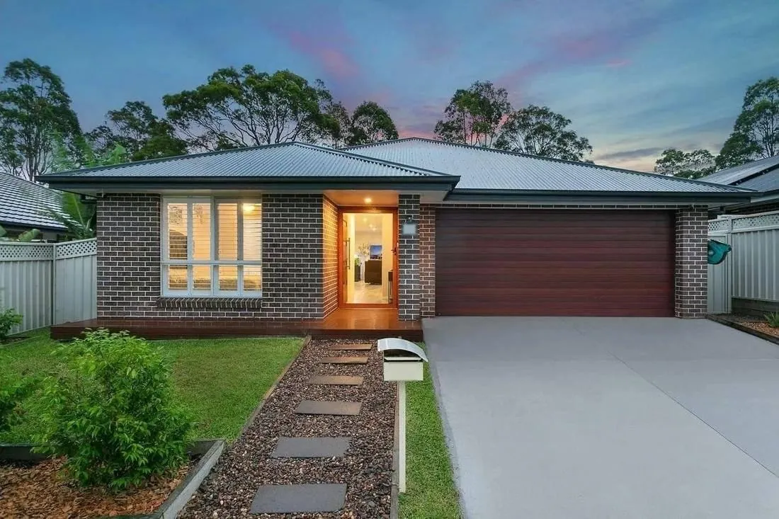 Bethel - a modern brick home in Wadalba with a landscaped front garden